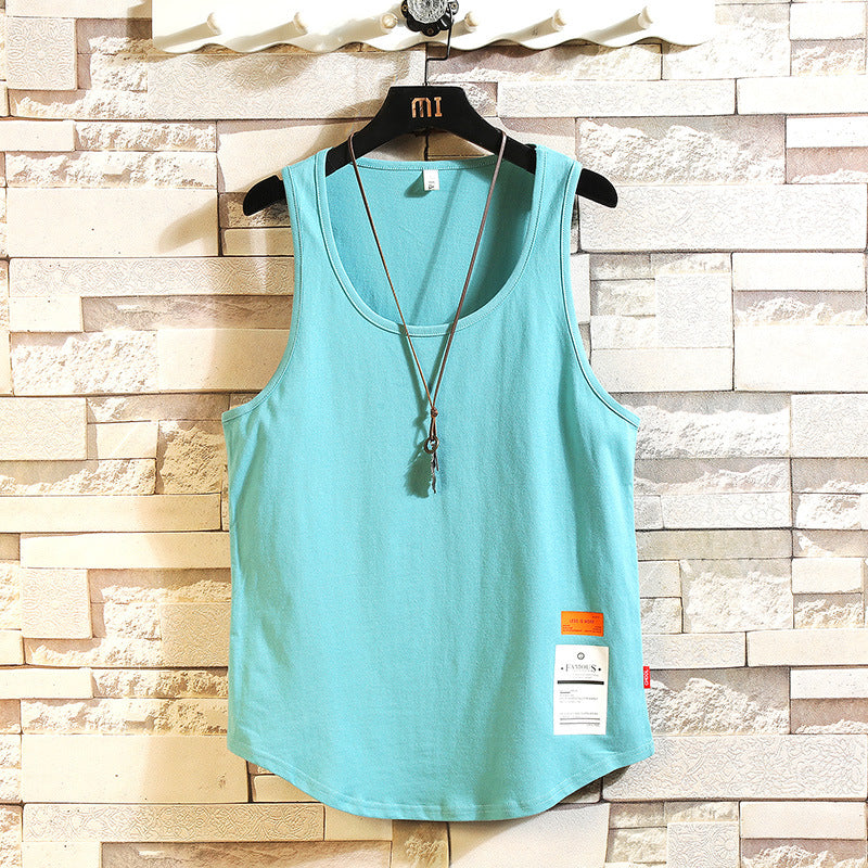 Solid Color Cotton Tank Tops