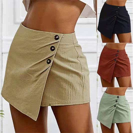 Irregular Cut Skirt/Shorts Hybrid (up to 5XL)