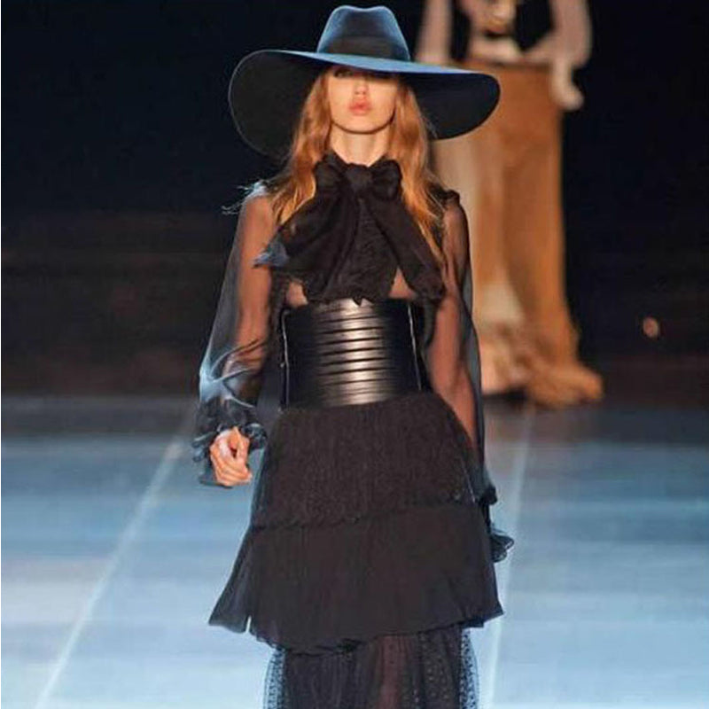 Lihua Big Brim Wool Hat