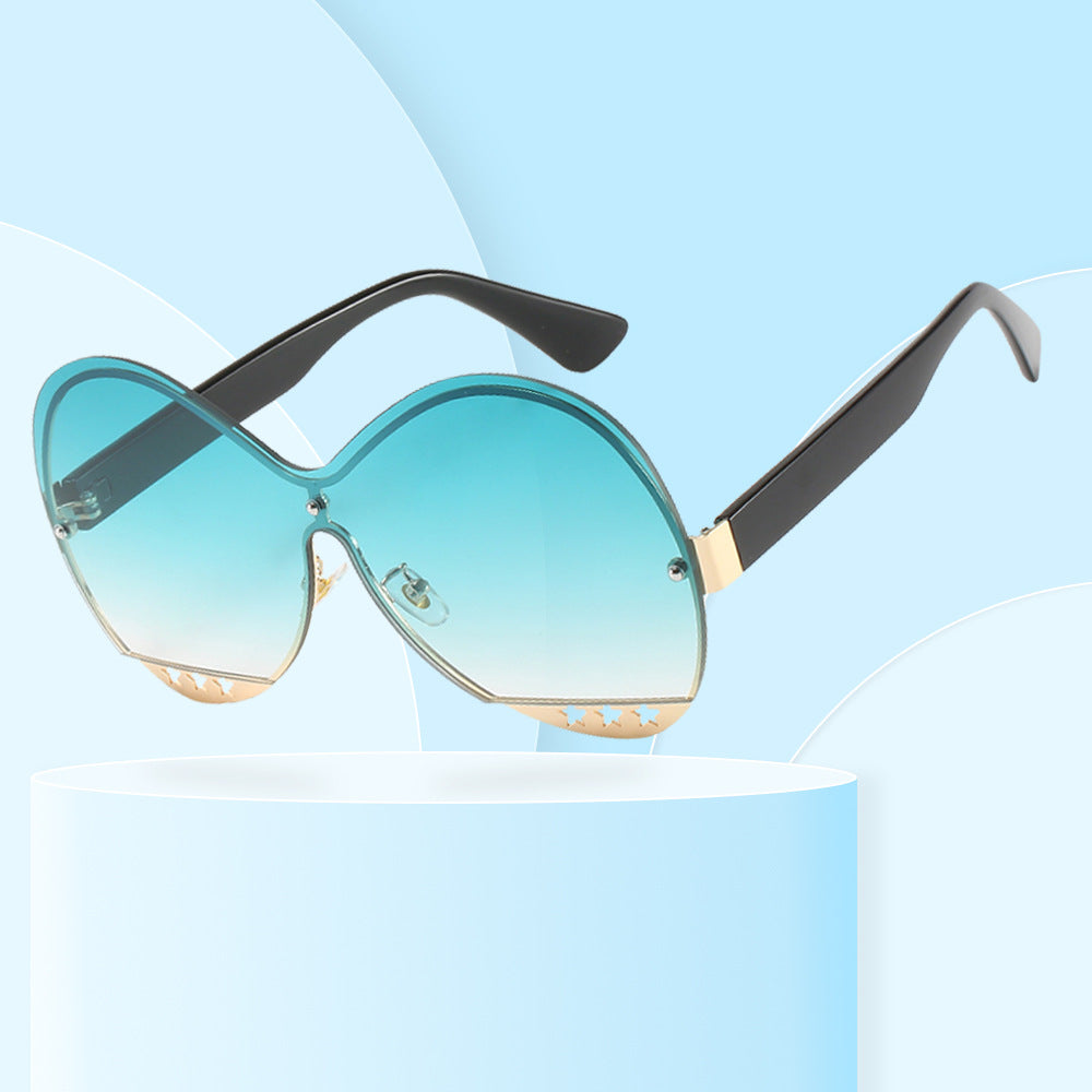 Hollow Pentagram Star Frame Sunglasses