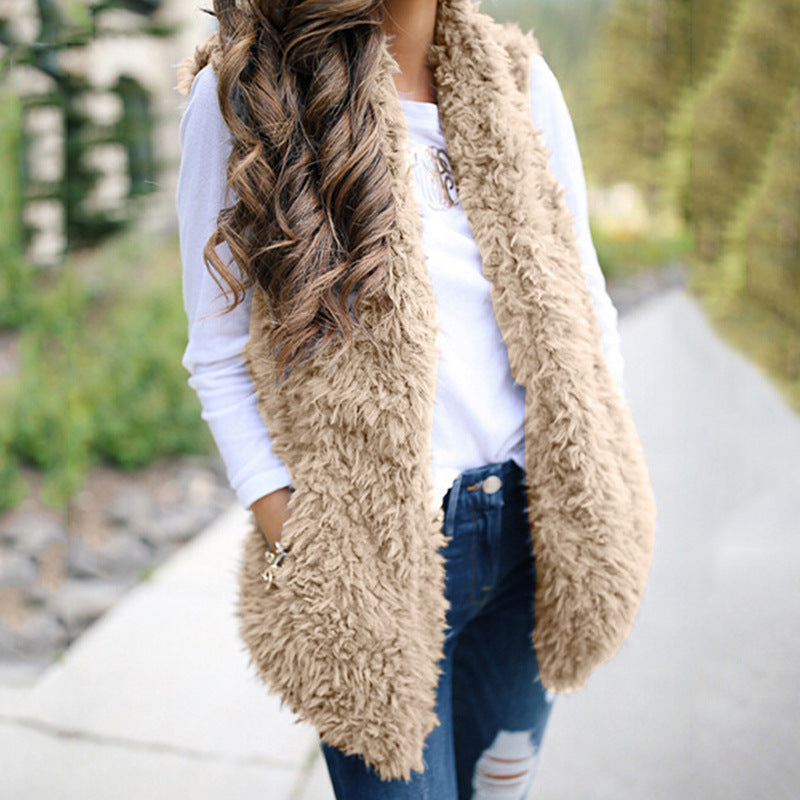 Fluffy Faux Fur Vest