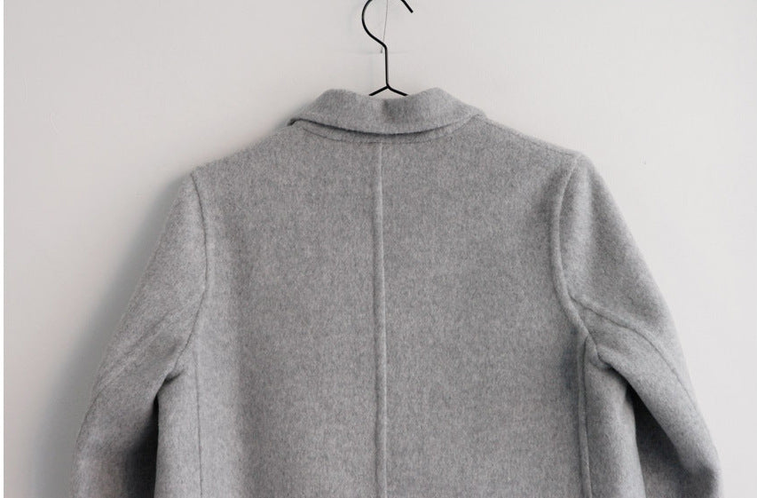 Loose Mid-length Woolen Coat