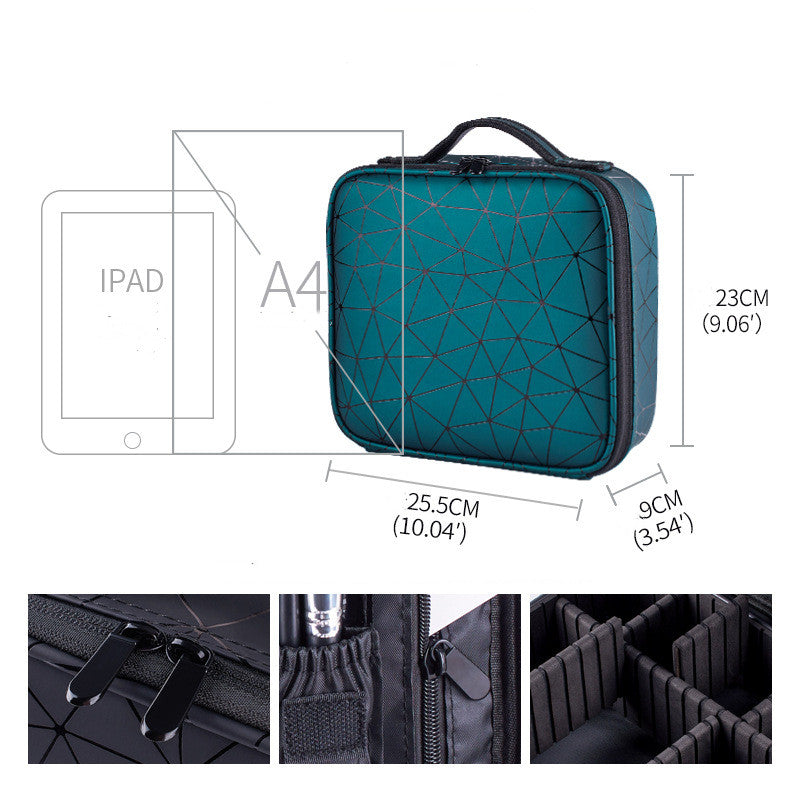 Diamond Clapboard Cosmetic Bag