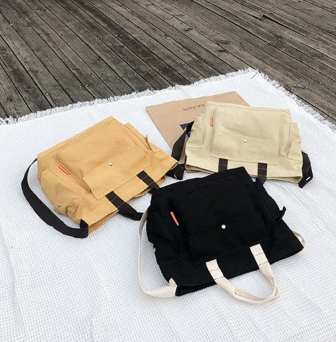 Large Capacity Canvas Shoulder Bag