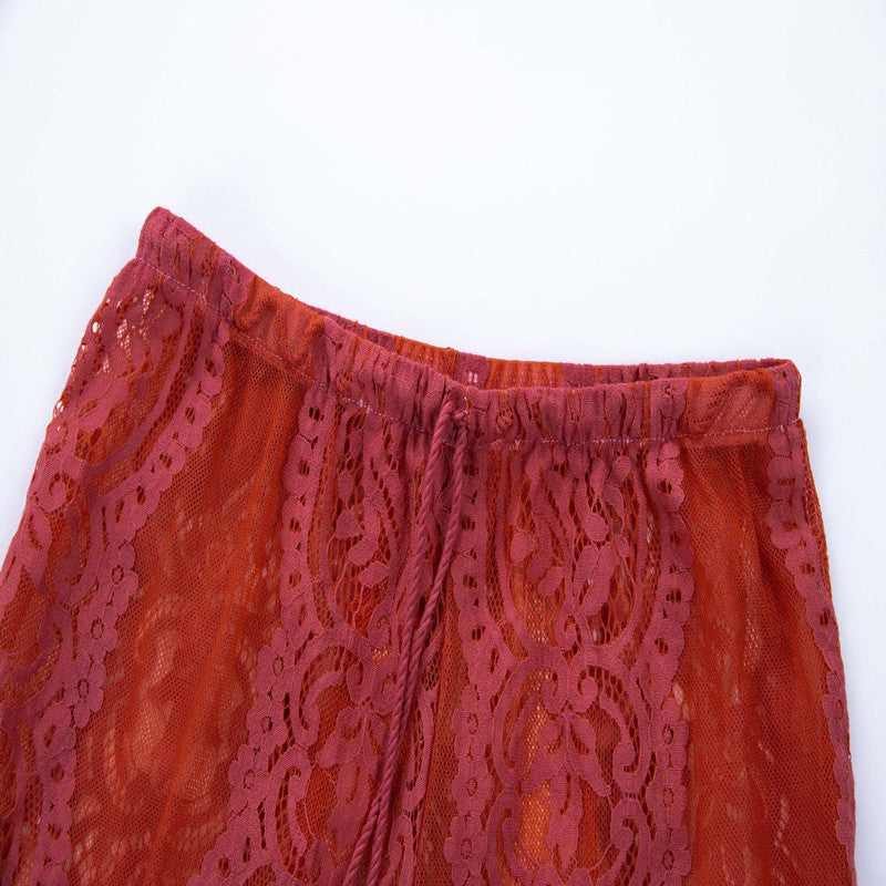 Lace Perspective Pants