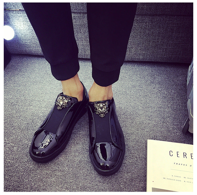 Shiny Patent Leather Sneakers