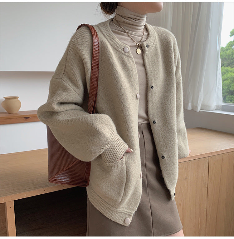 Button Up Cardigan Sweater w/pockets