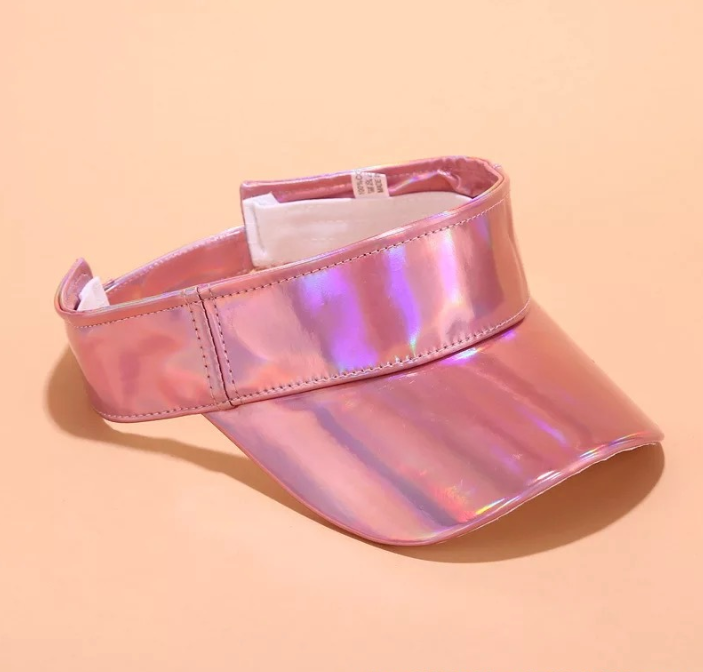 Faux Leather Adjustable Laser Visor