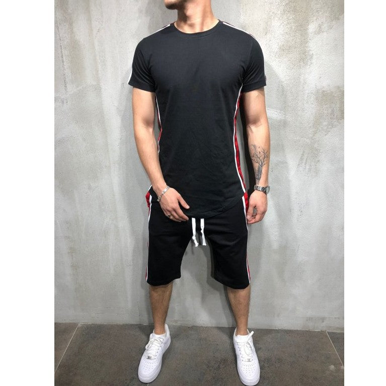 Side Striped Two Piece Activewear Set
