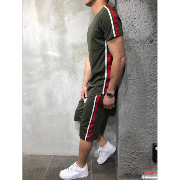 Side Striped Two Piece Activewear Set