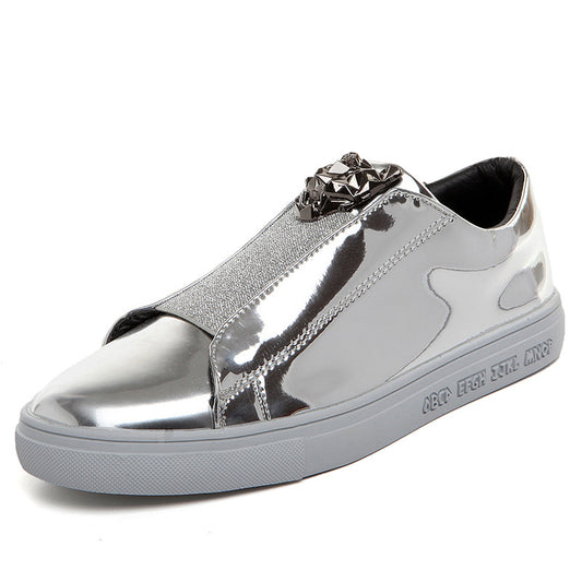 Shiny Patent Leather Sneakers