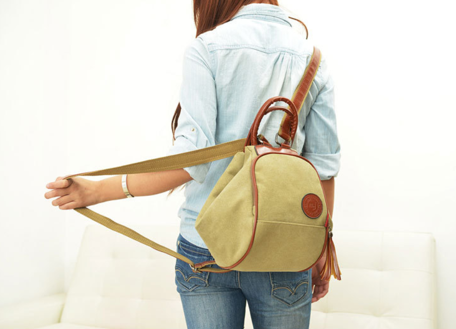 Emery Canvas Backpack