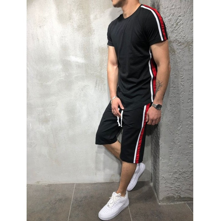 Side Striped Two Piece Activewear Set