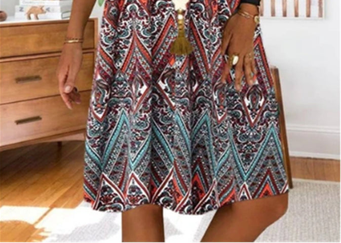 Pattan Mid Length Dress (up to 5XL)