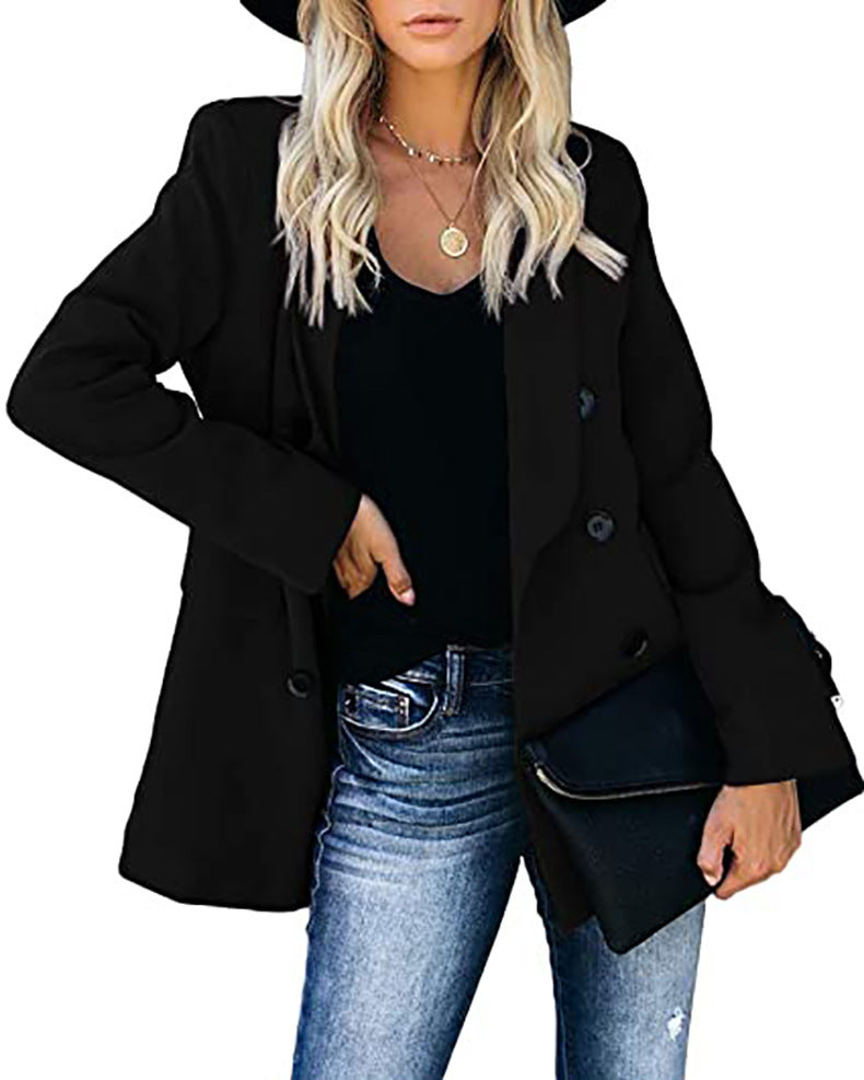 Button Down Cardigan Slim Fit Blazer