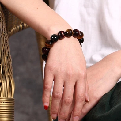Tiger Eye Buddha Bead Bracelet