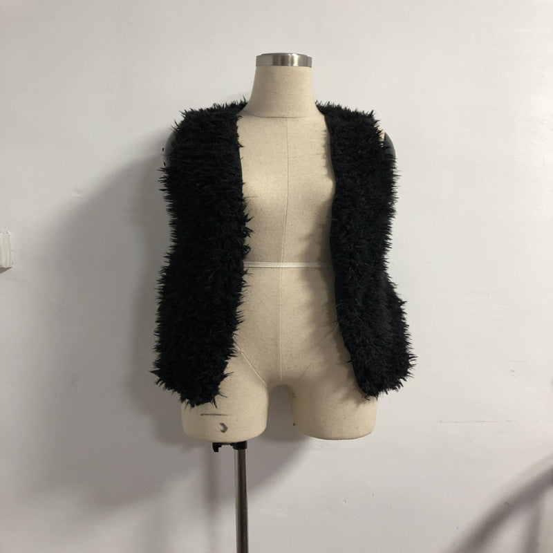 Fluffy Faux Fur Vest