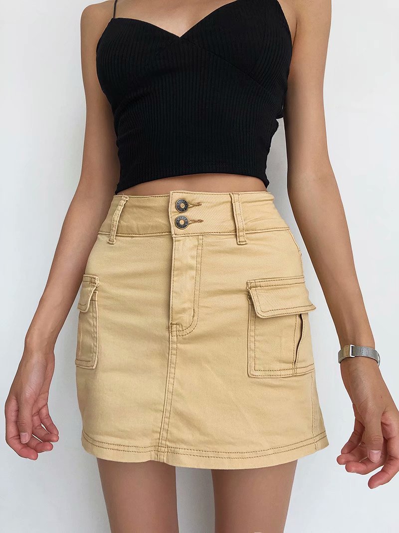 High Waist England Skirt