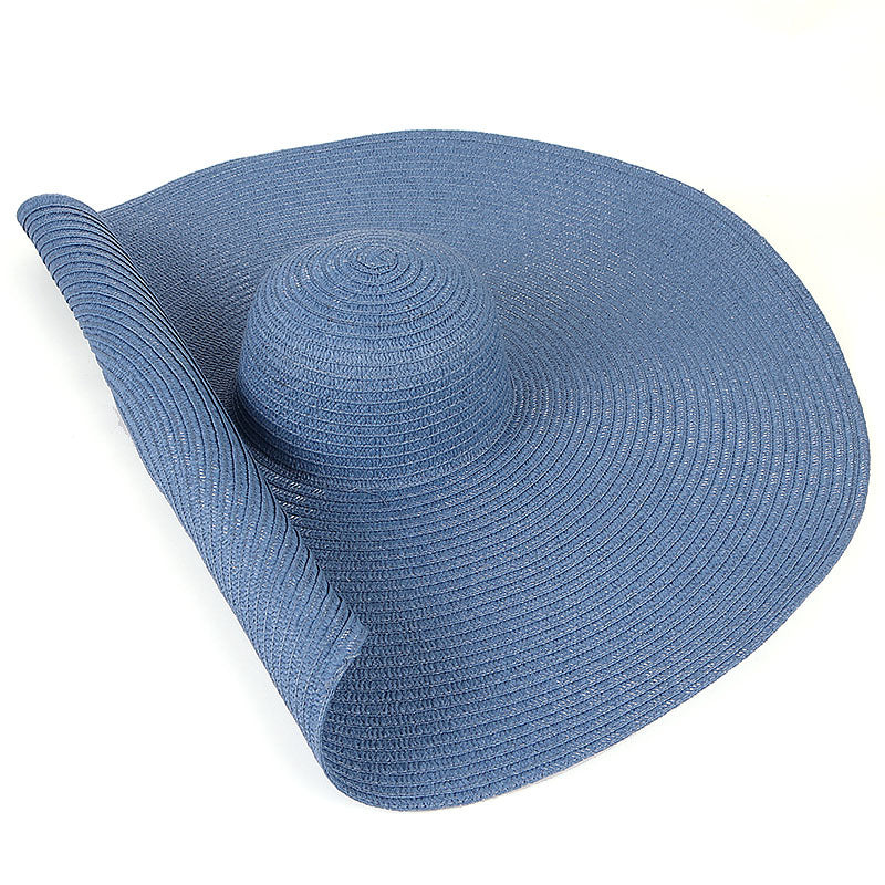 Oversized Wide Brim Straw Beach Hat