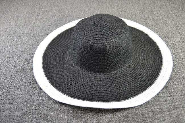Oversized Wide Brim Straw Beach Hat