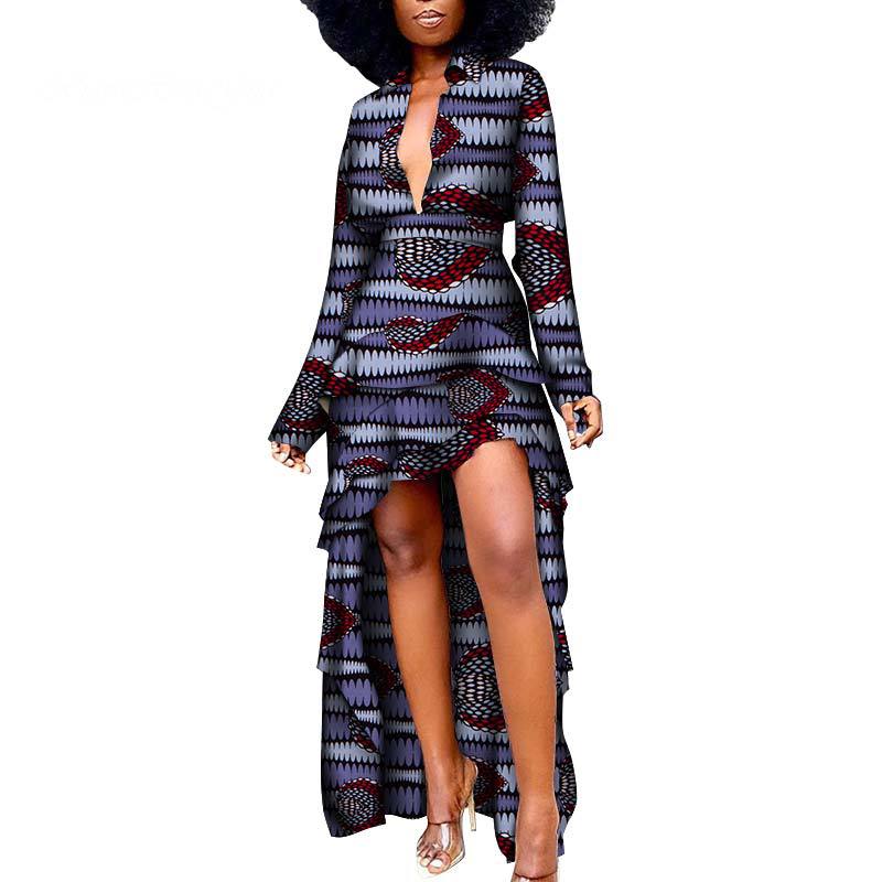 African Batik Print Dress  (Plus Sizes)
