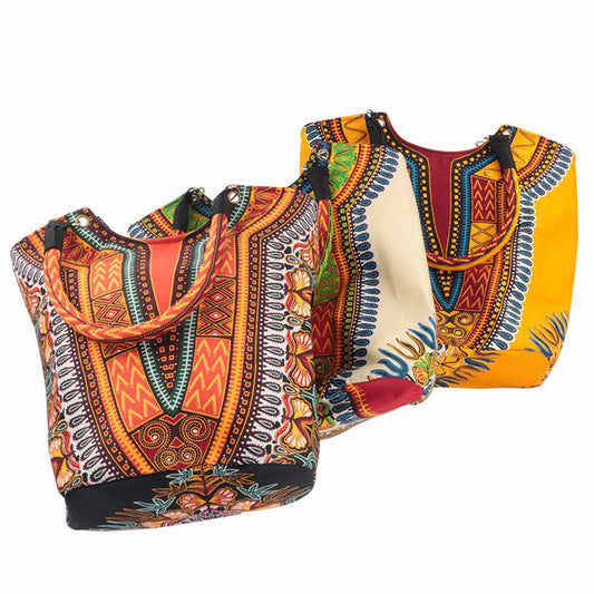 African Print Handbag