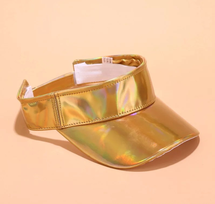 Faux Leather Adjustable Laser Visor