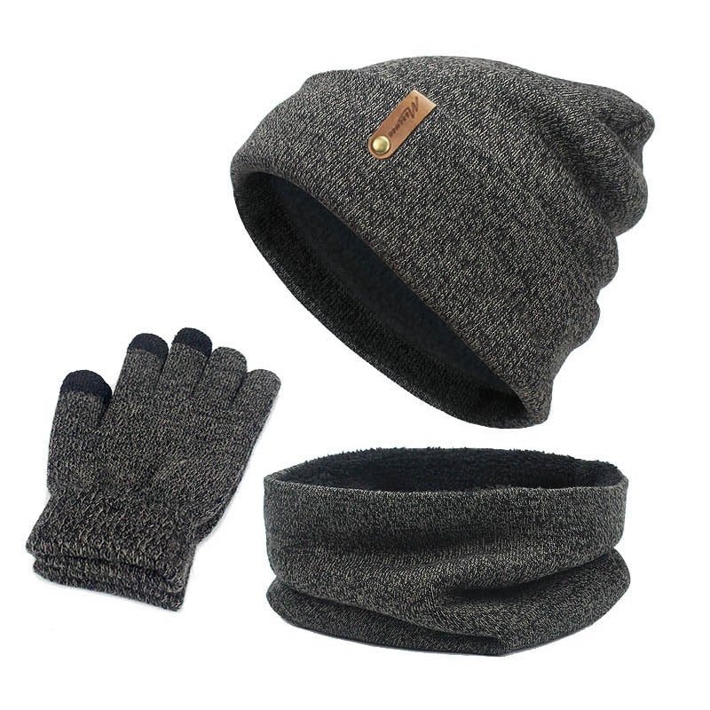 Hat Scarf and Touch Screen Gloves Set