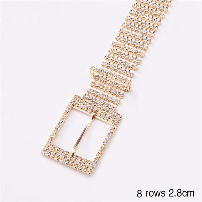 Rhinestone & Metal Belt