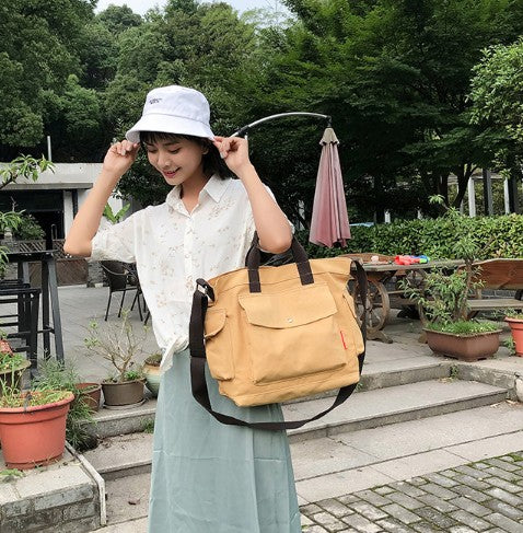 Large Capacity Canvas Shoulder Bag