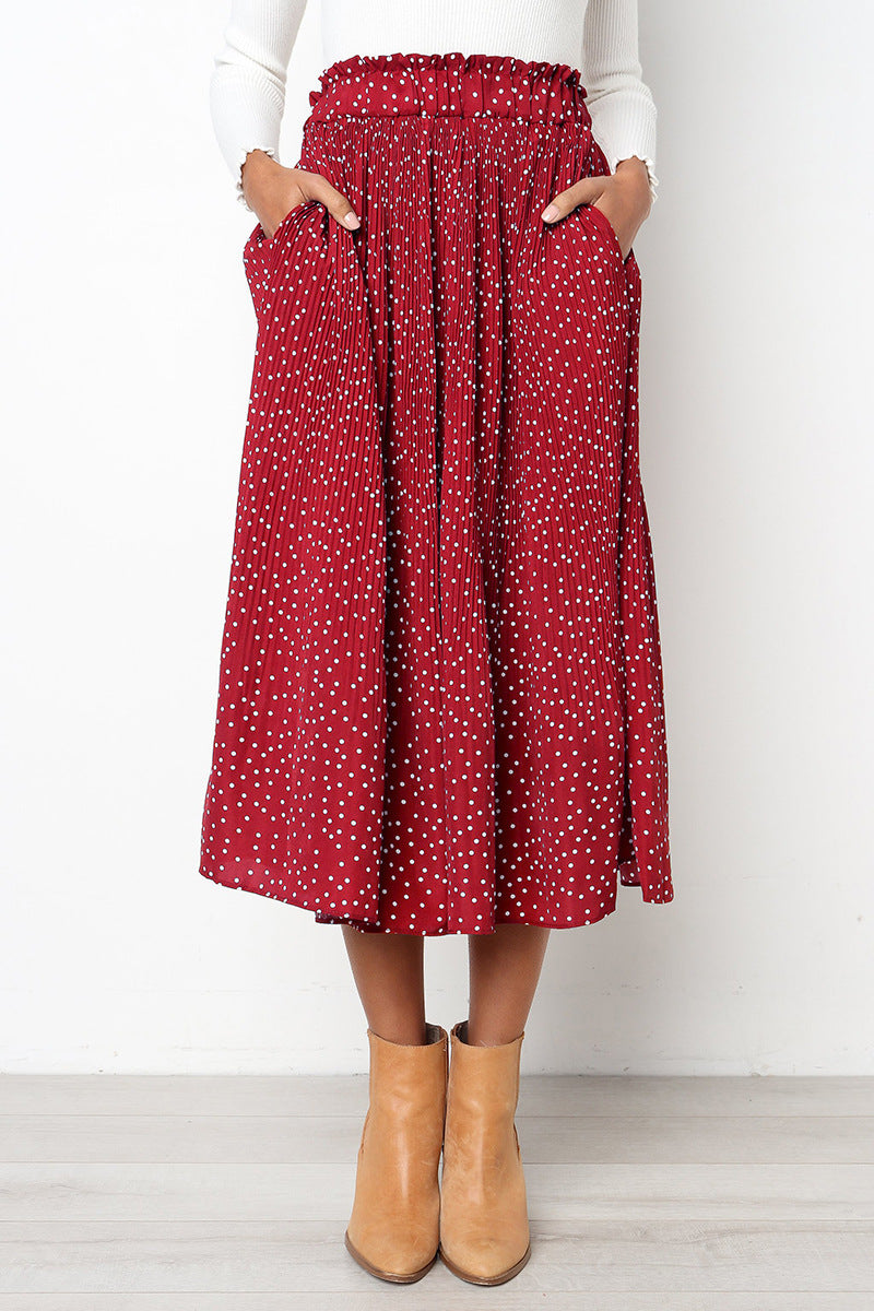 Street Hipster Pleated Skirt