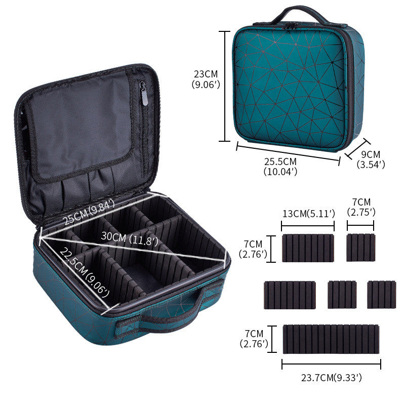Diamond Clapboard Cosmetic Bag