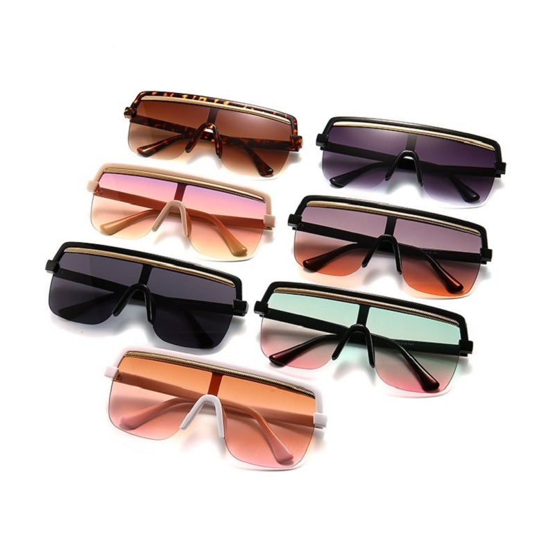 Big Frame Unisex Gradient Sunglasses