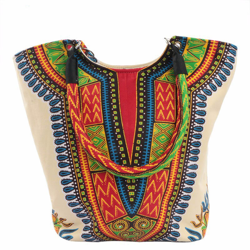 African Print Handbag