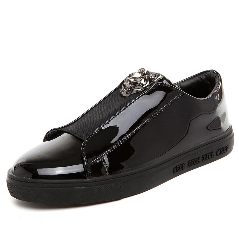 Shiny Patent Leather Sneakers