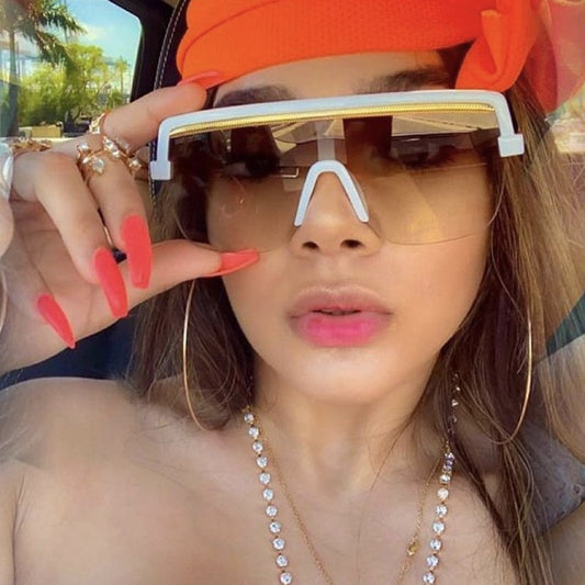 Big Frame Unisex Gradient Sunglasses