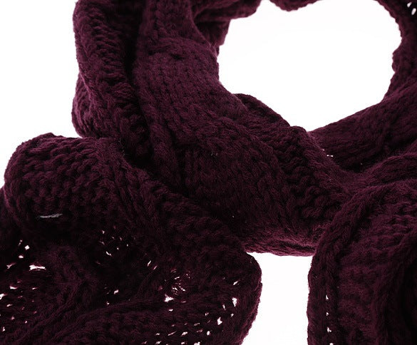 Woolen Figure 8 Hat & Scarf Set