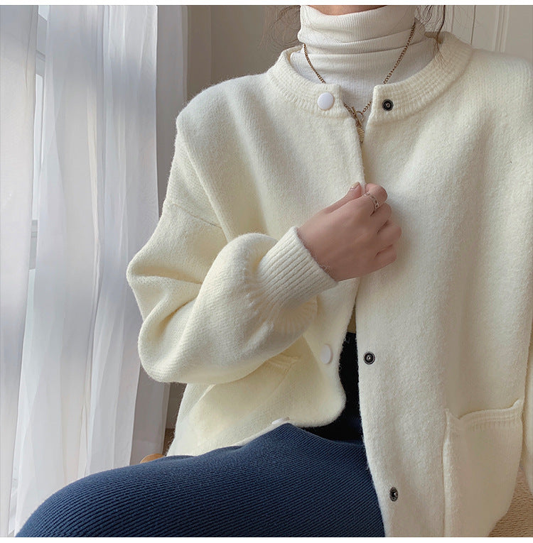 Button Up Cardigan Sweater w/pockets