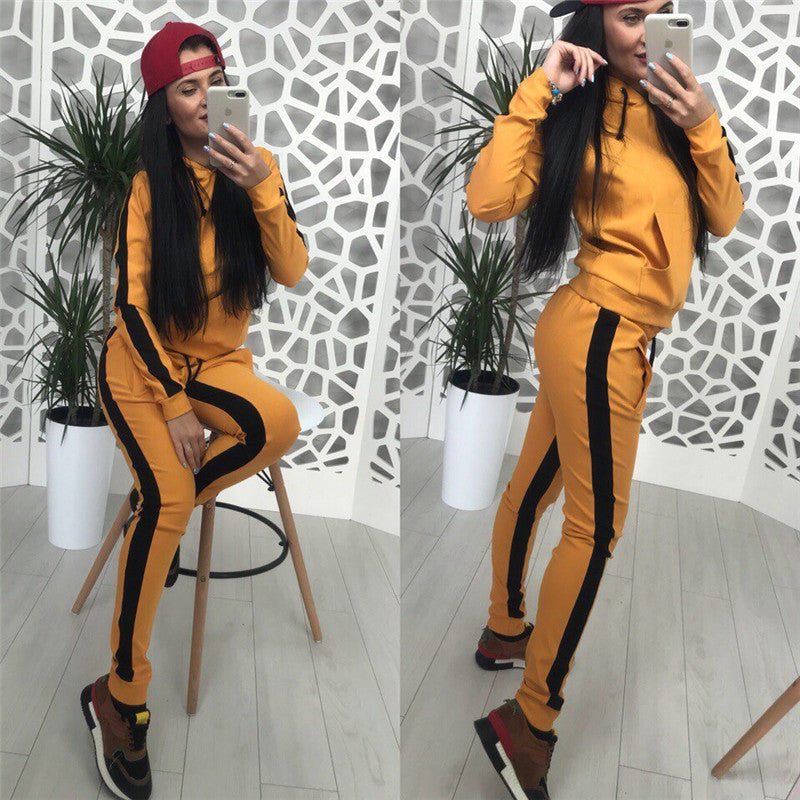 Sporty Stripe Two Piece Set