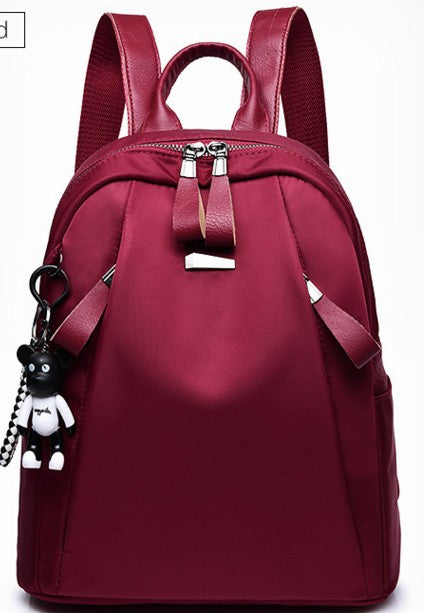 Zipper Pocket Oxford Backpacks