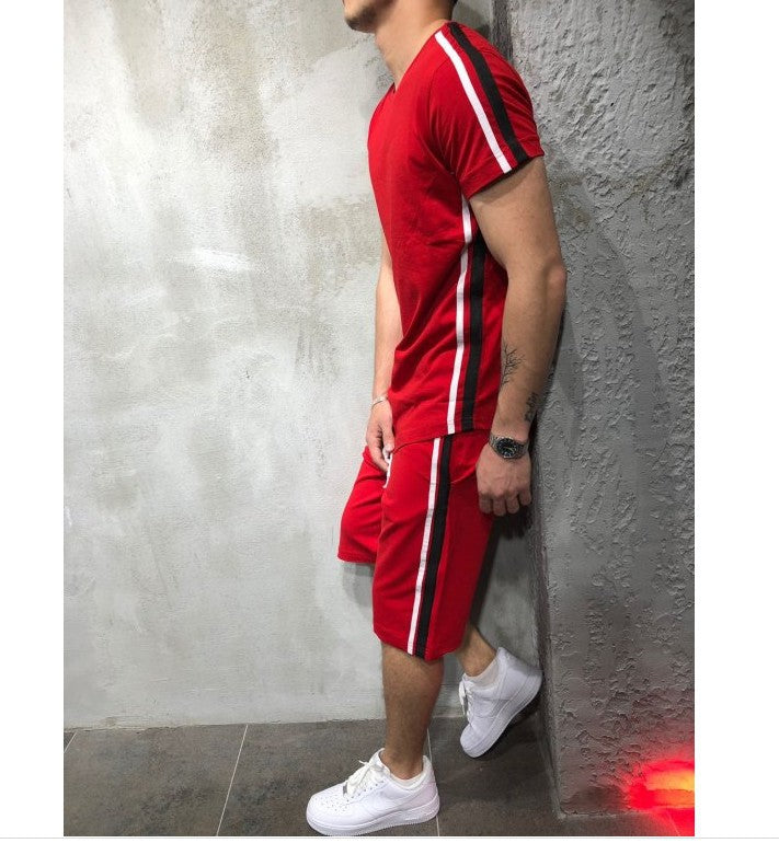 Side Striped Two Piece Activewear Set