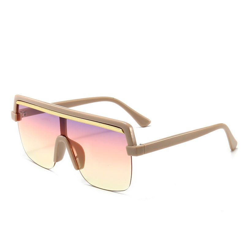 Big Frame Unisex Gradient Sunglasses