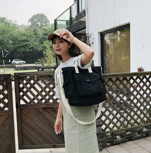 Large Capacity Canvas Shoulder Bag