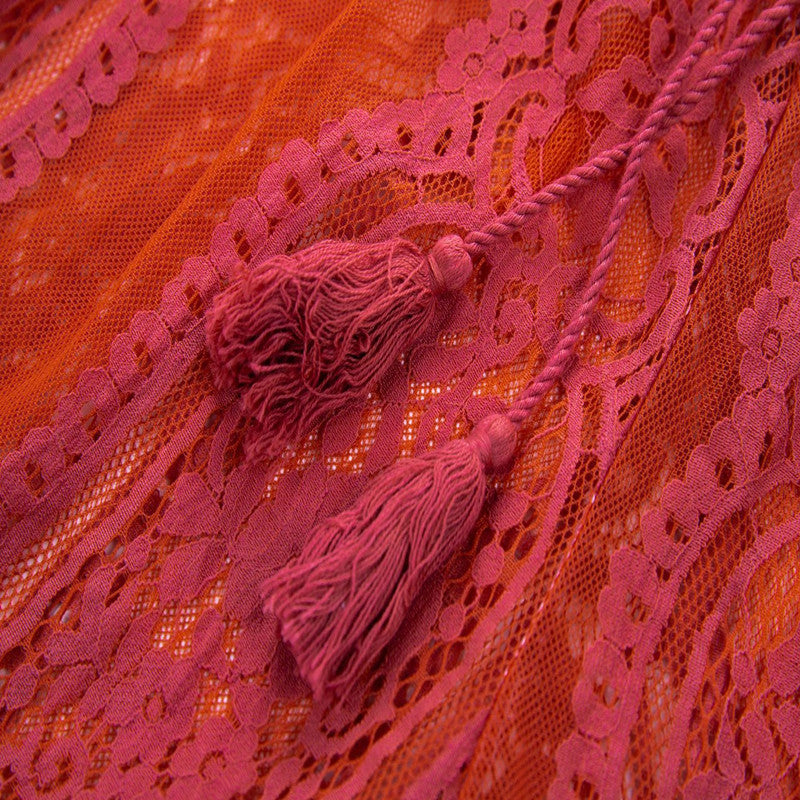 Lace Perspective Pants
