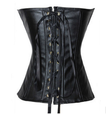 Faux Leather Corset
