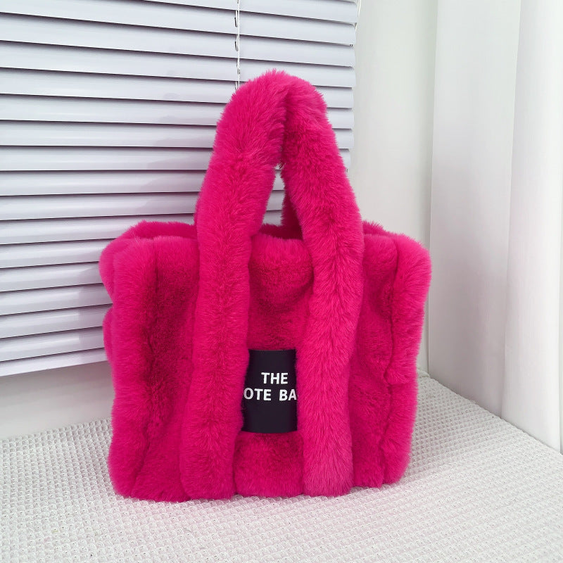 Fluff n Puff Large Capacity Plush Bag aka THE Tote Bag
