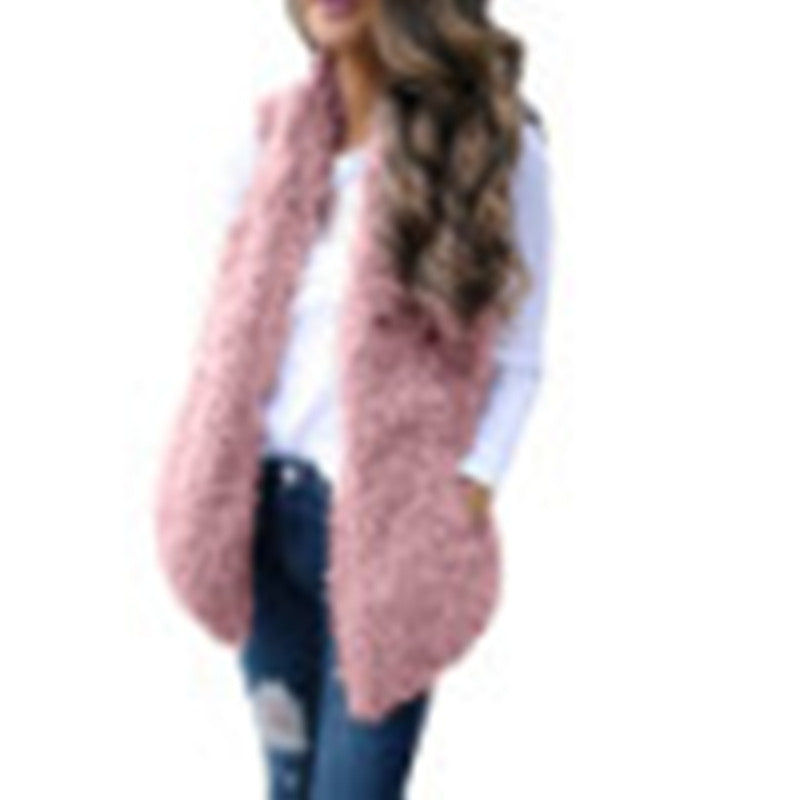 Fluffy Faux Fur Vest