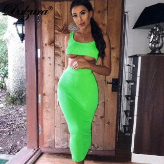 Babydoll Two Piece Party Dress