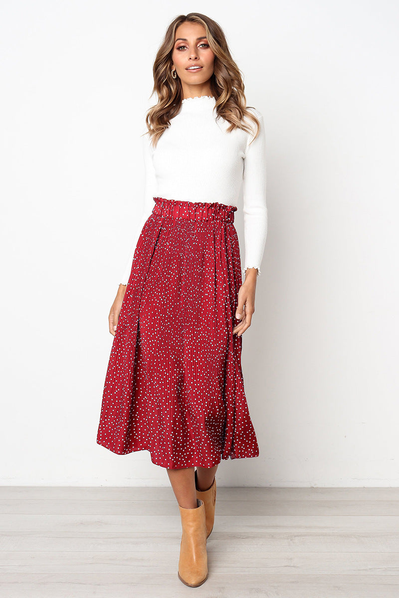 Street Hipster Pleated Skirt
