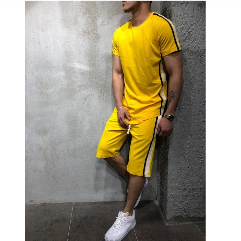 Side Striped Two Piece Activewear Set